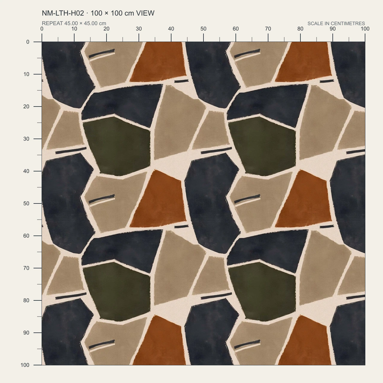 True scale of NM-LTH-H02, derived from the approved production artwork.