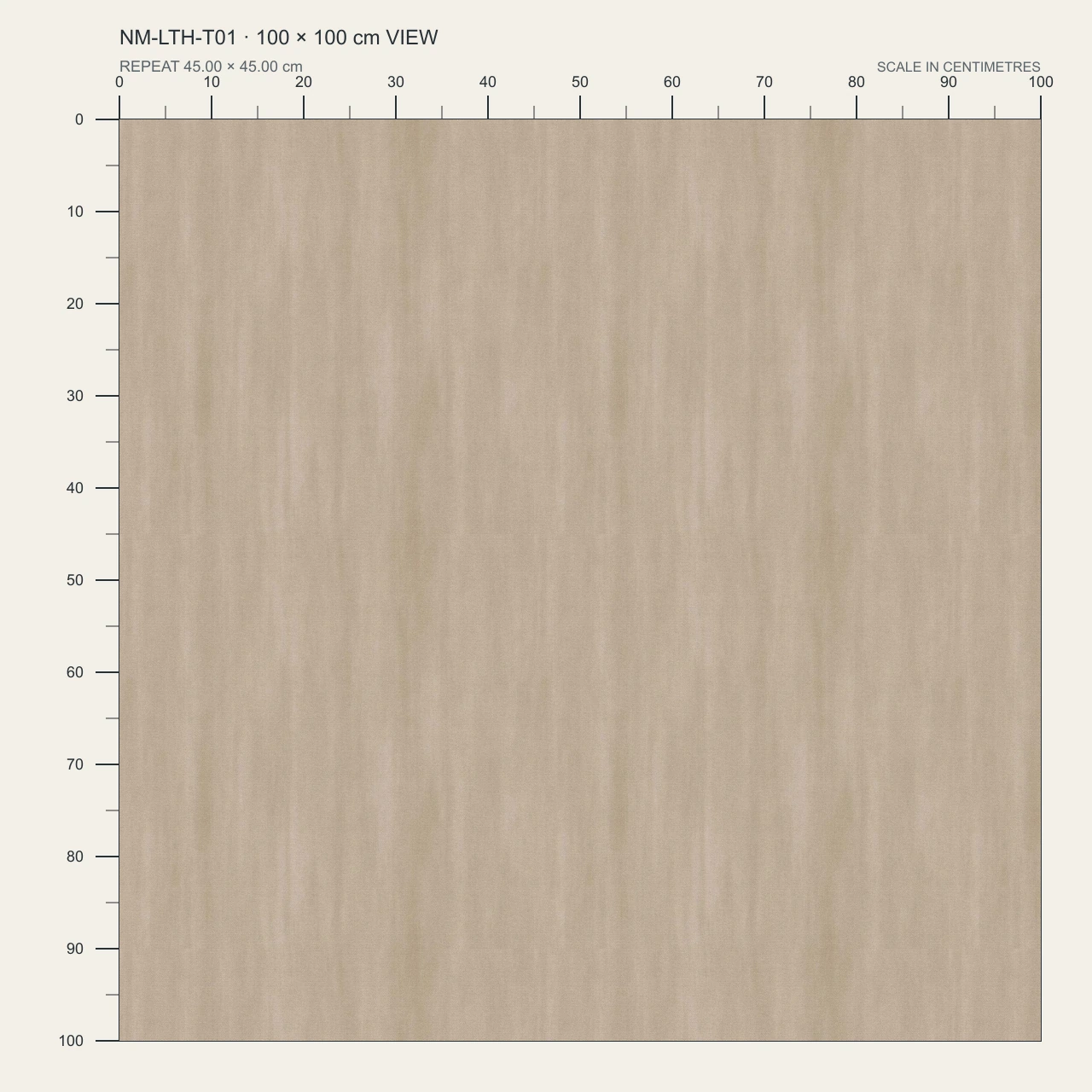 True scale of NM-LTH-T01, derived from the approved production artwork.