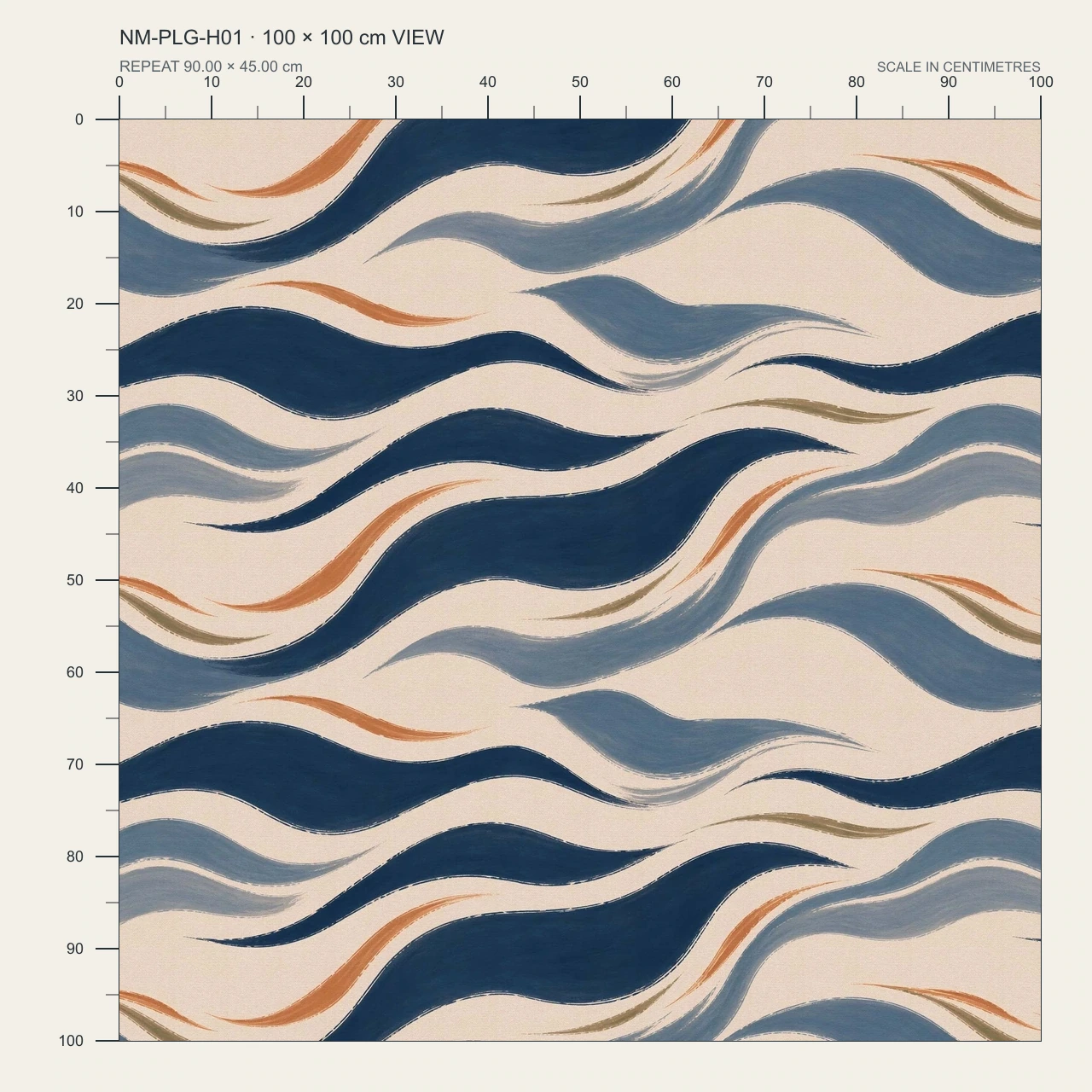 True scale of NM-PLG-H01, derived from the approved production artwork.