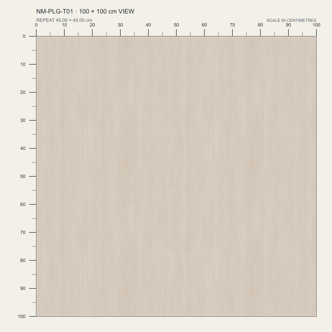 True scale of NM-PLG-T01, derived from the approved production artwork.