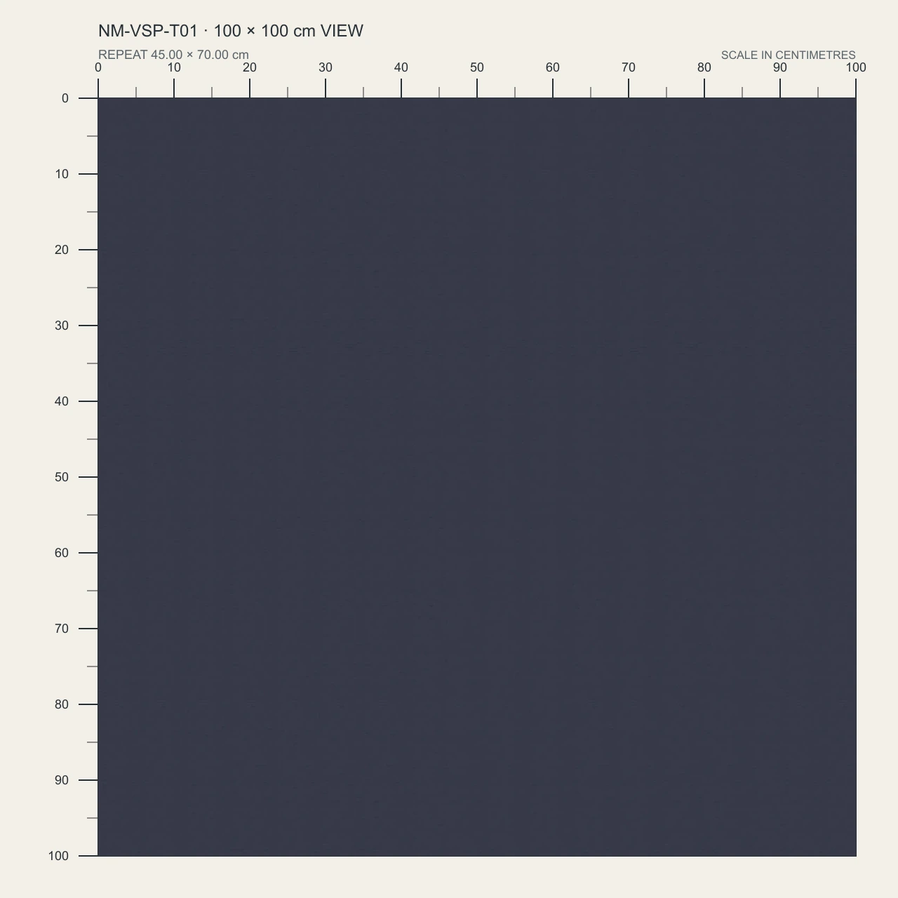 True scale of NM-VSP-T01, derived from the approved production artwork.